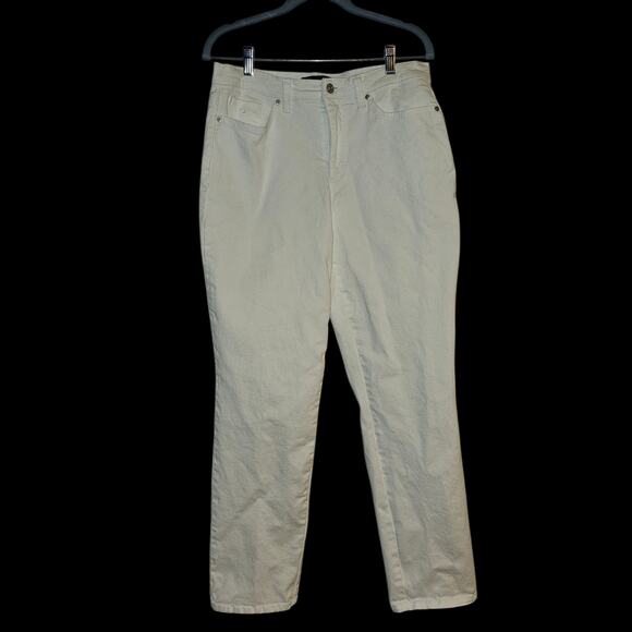 Gloria Vanderbilt Amanda Jeans Women's sz 10 White - Picture 1 of 6
